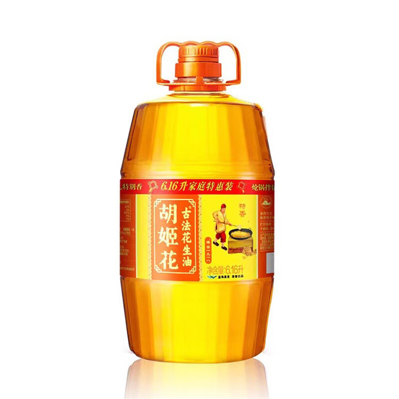 胡姬花古法花生油6.16L/桶