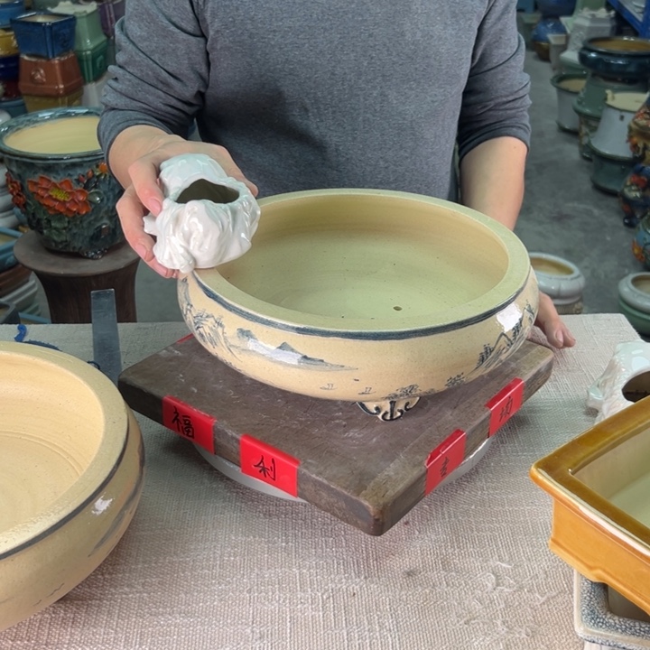 泳坤堂石湾盆陶瓷