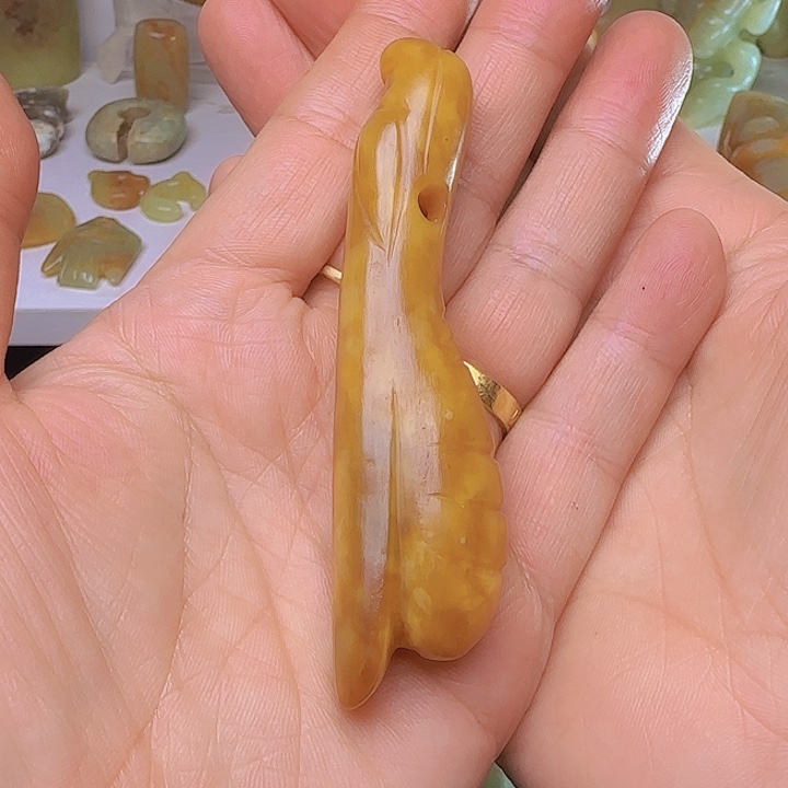 和田玉吊坠(不含链)未镶嵌