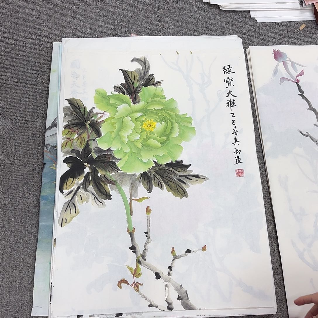 国画国画作品多次入选国内外