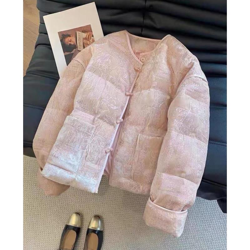 【棉服】北欧童话--新中式国风设计师高定轻奢宽松休闲复古提花外套