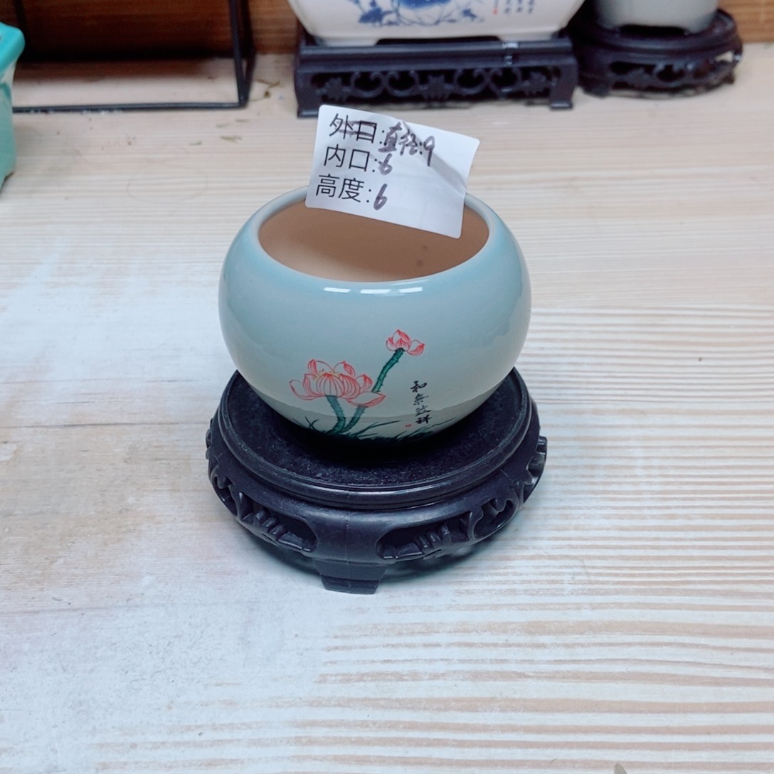 瓷片陶瓷花盆陶瓷艺术