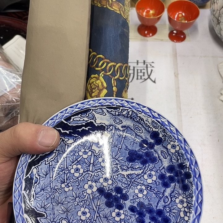 来***福摆件老讷精品盘子