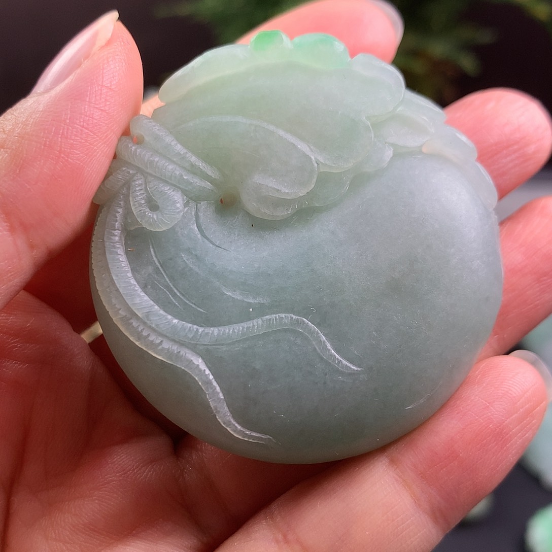 未镶嵌定制翡翠钱袋