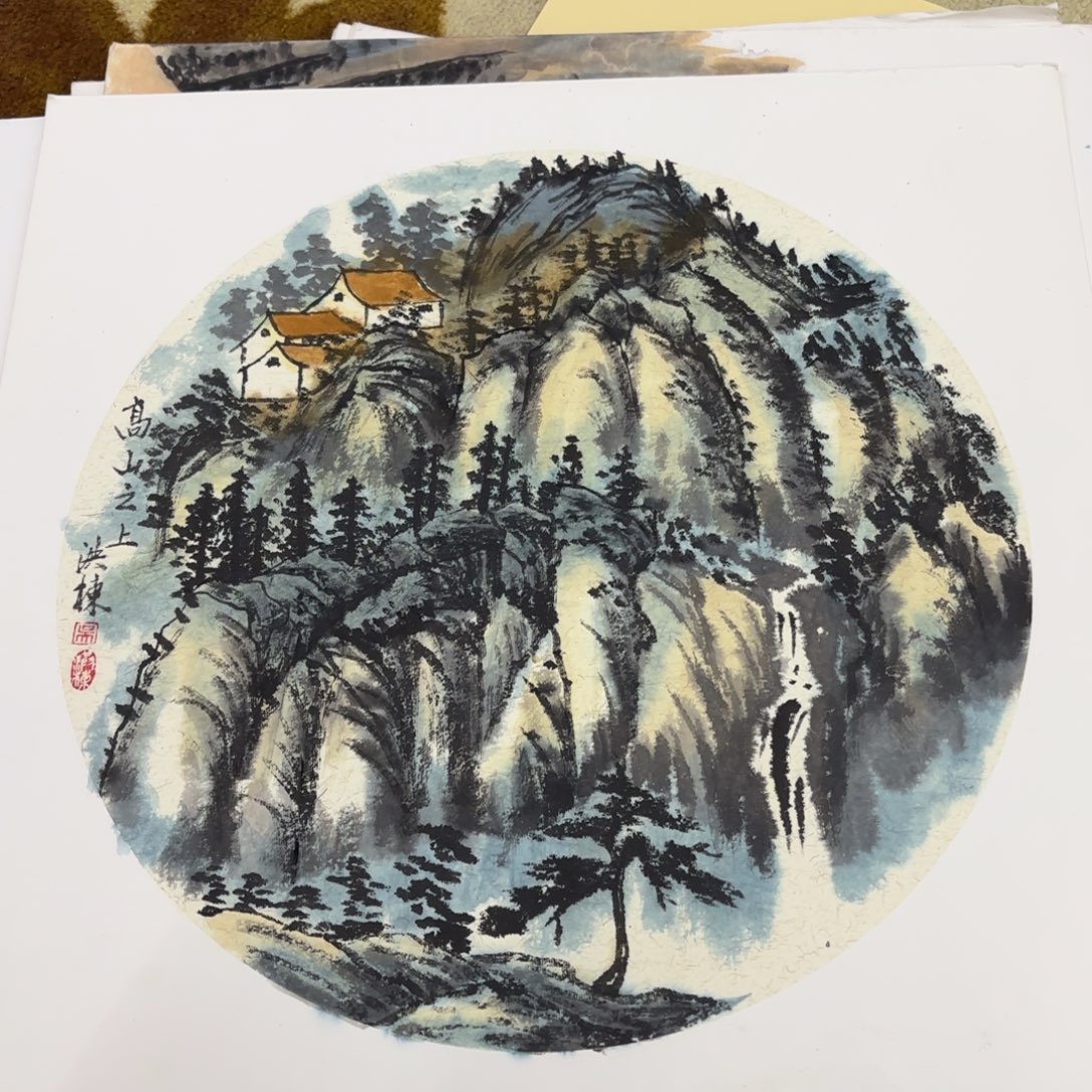 国画50-50卡纸作品童