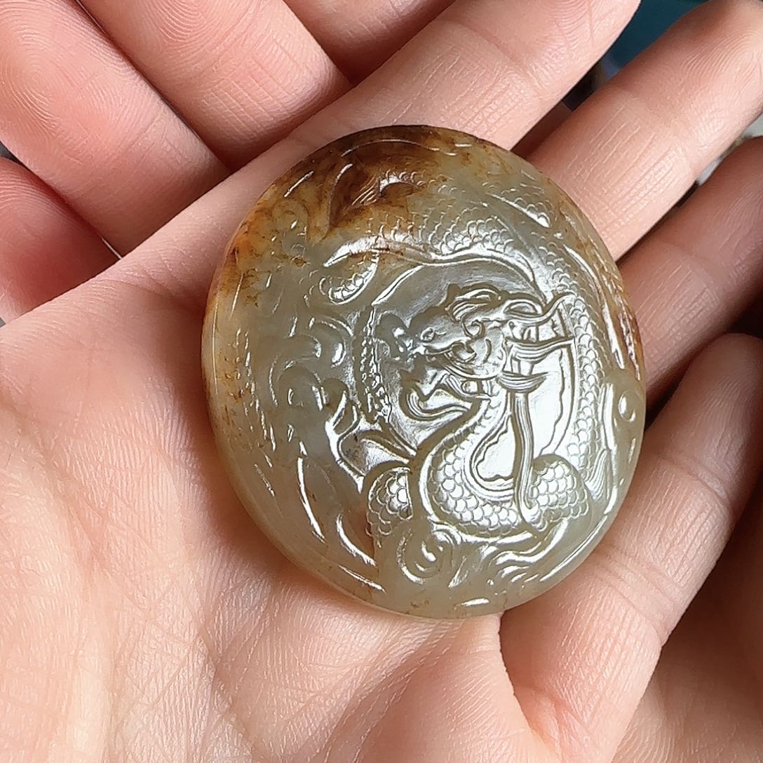 和田玉挂件未镶嵌