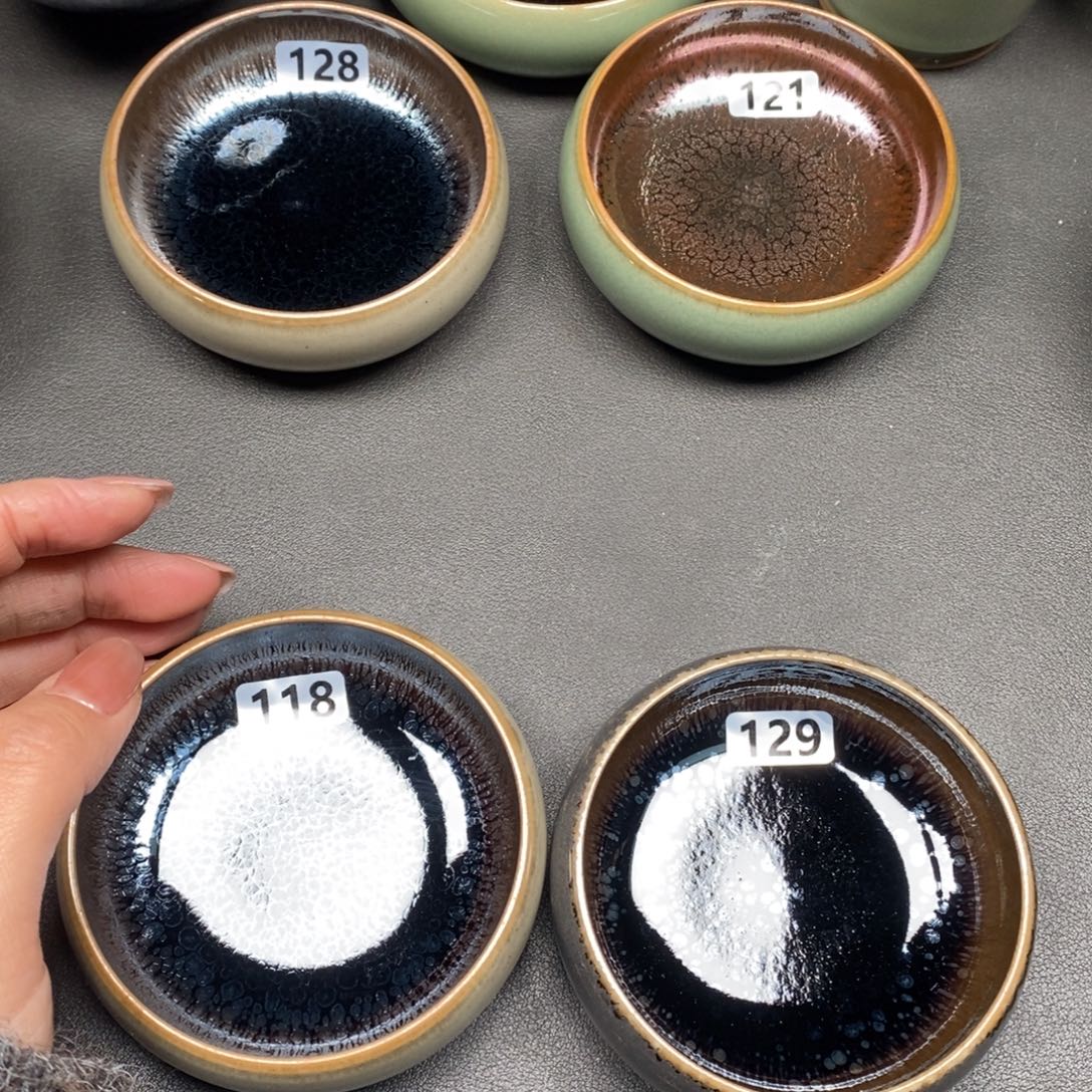 V***u茶盏建窑建盏主人杯118、129