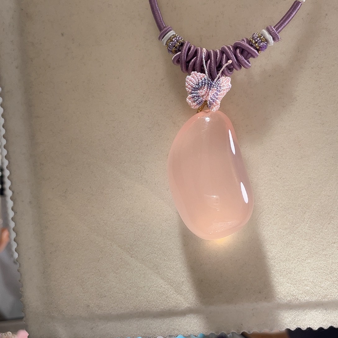 未镶嵌颈饰芙蓉石大气款