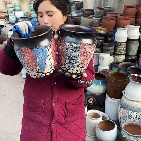 18口21高盆子盆 盆子 