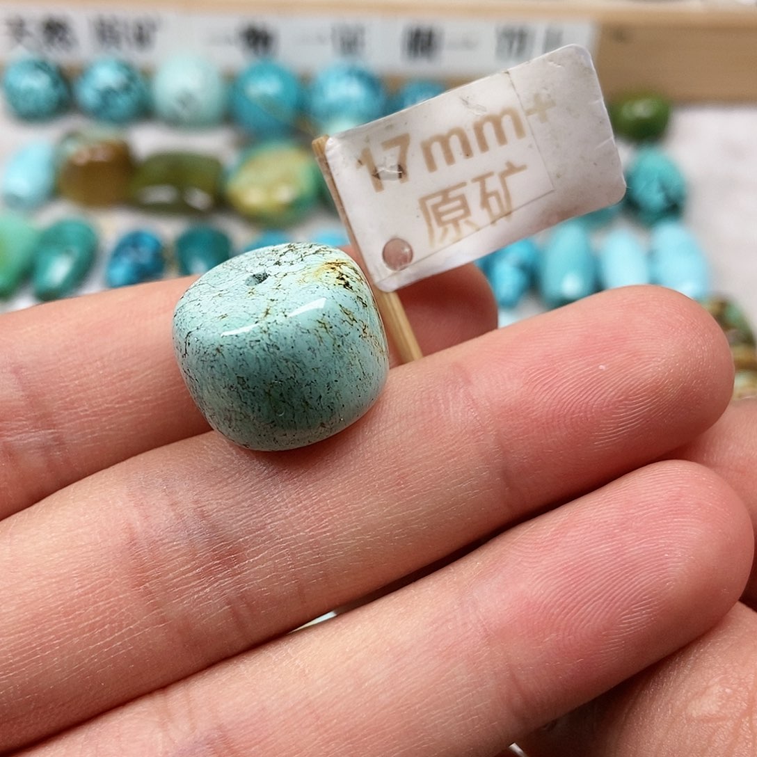 未镶嵌绿松石珠宝半成品