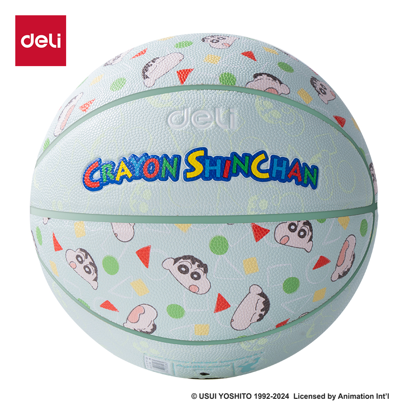 【直播】安格耐特LB866蜡笔小新7号夜光PVC贴皮篮球(绿色)