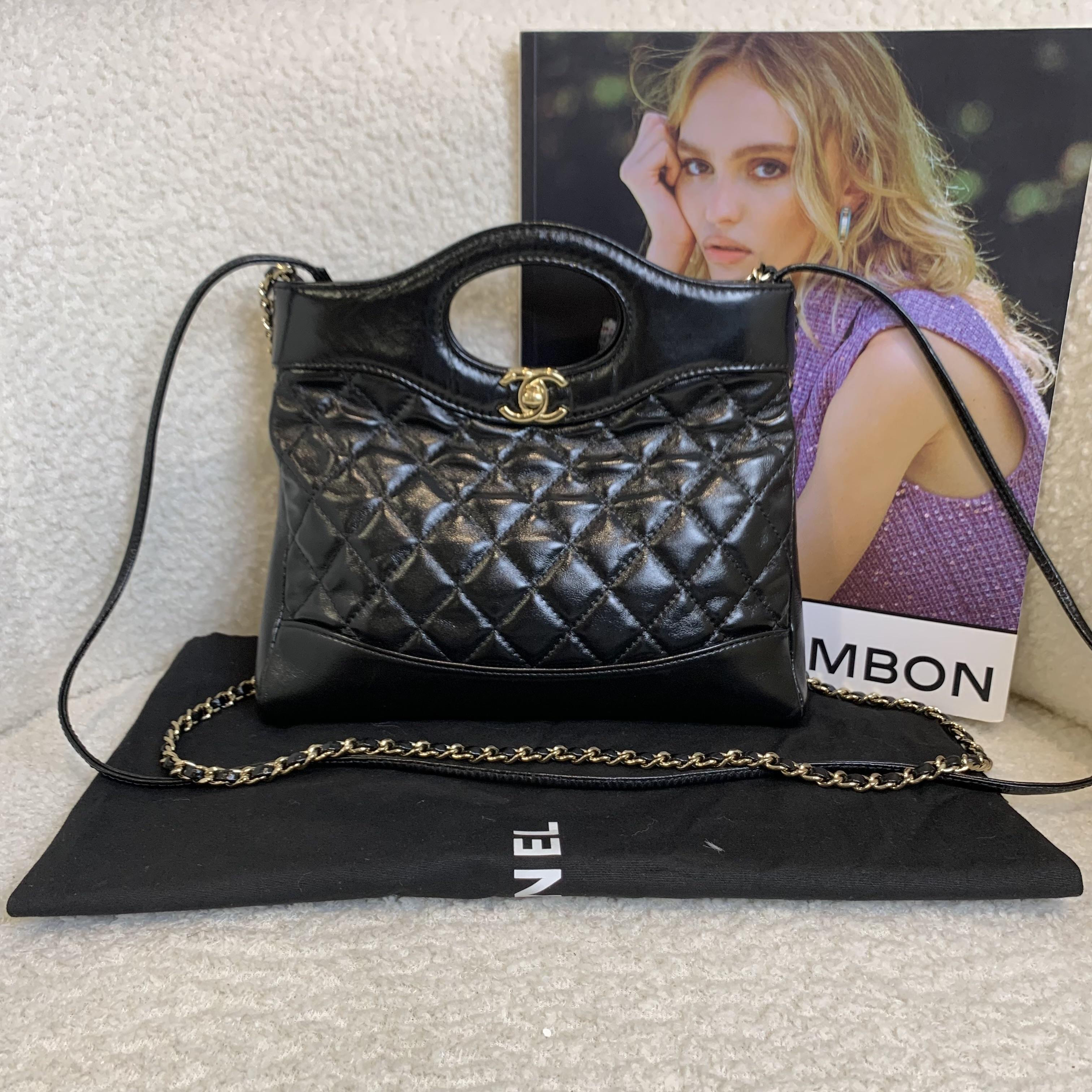 99新 Chanel/香奈儿 壹臻/24C黑金31bag mini/28837958