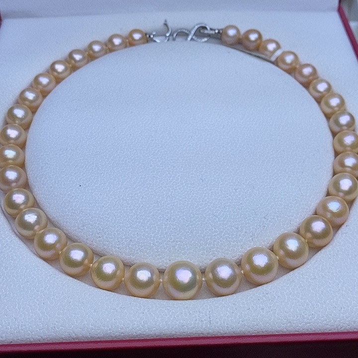 淡水珍珠项链未镶嵌10-13mm