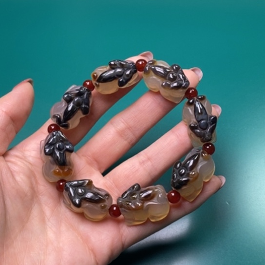 玛瑙/玉髓未镶嵌手链