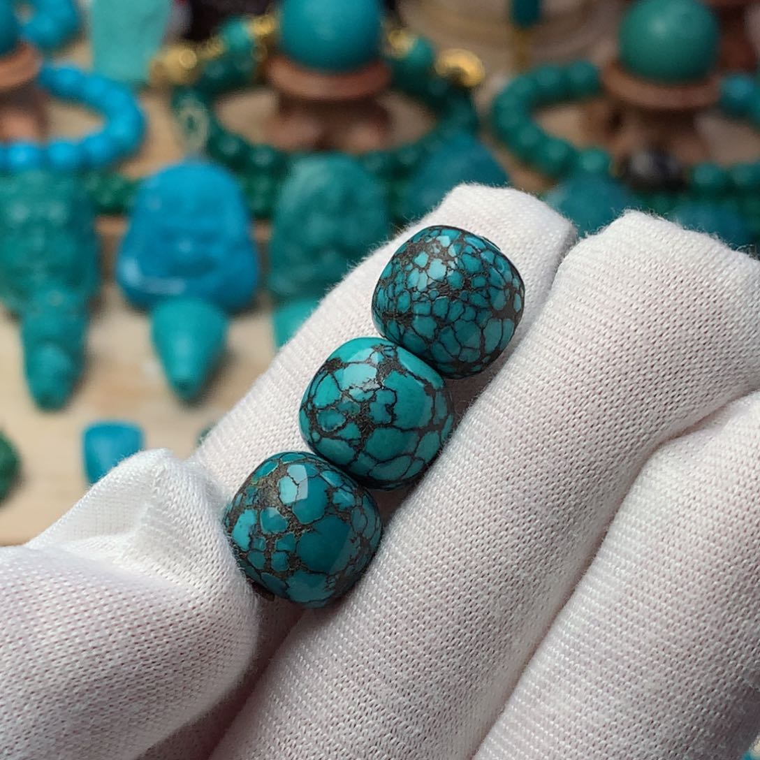 绿松石珠宝奇石未镶嵌