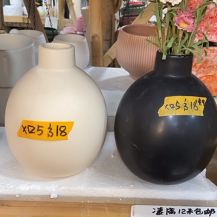 陶摆件陶盆有孔 瑕疵介意勿拍