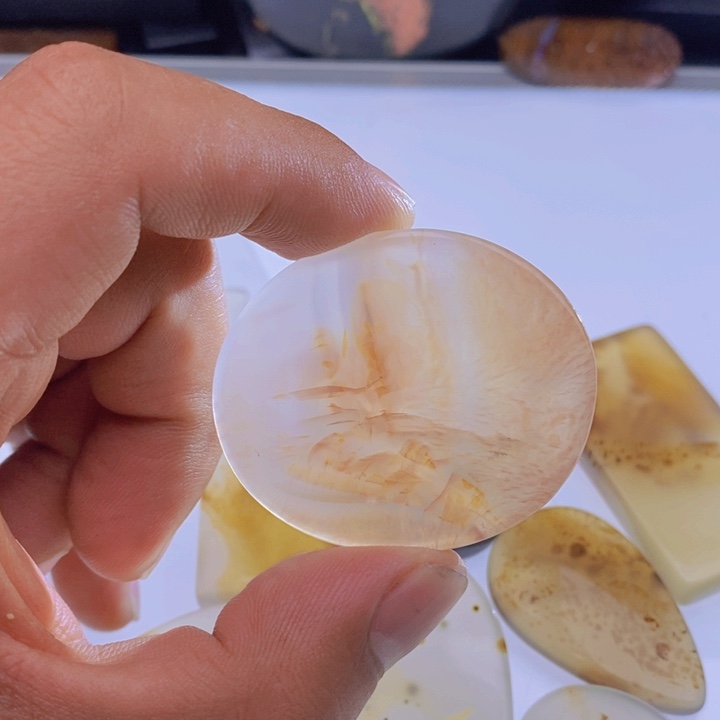 玛瑙/玉髓颈饰未镶嵌庄**蝶