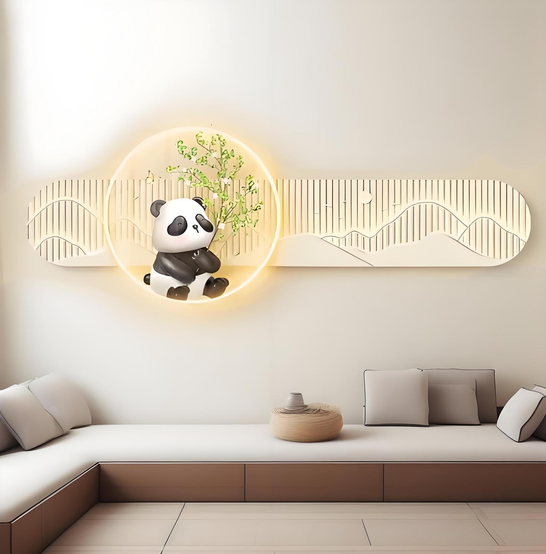 小清新绿植装饰画卧室沙发客厅奶油风背景墙壁画风景山水挂画