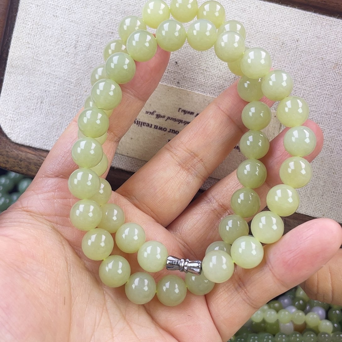 和田玉未镶嵌手链