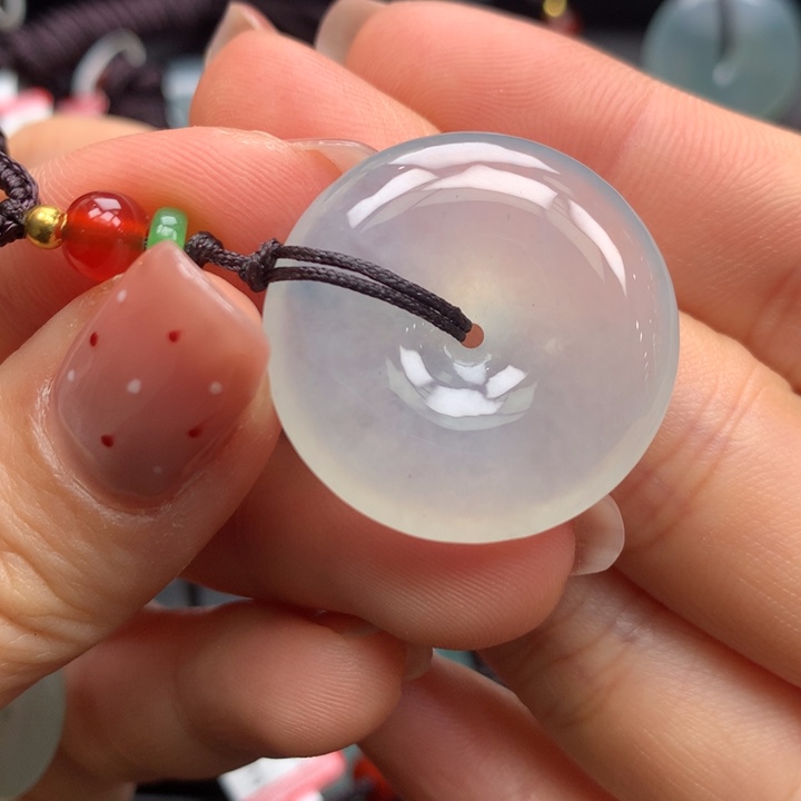 翡翠颈饰未镶嵌翡翠饰品27-6.1