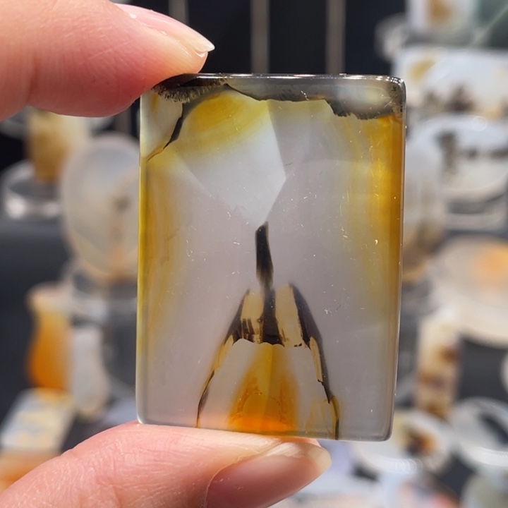 玛瑙/玉髓合金颈饰