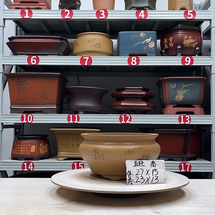 紫砂花盆紫砂花盆