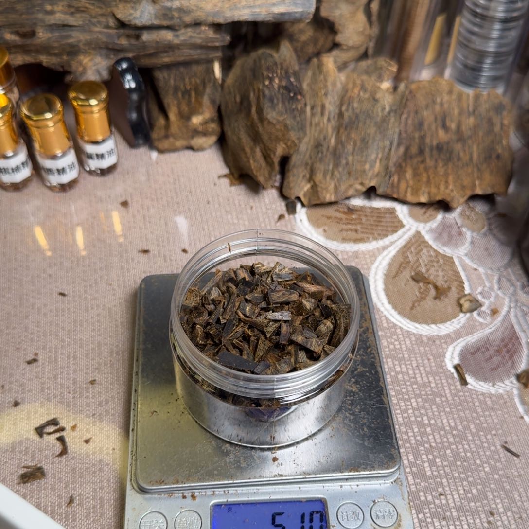 楠木绿香糖结木艺原材料 51