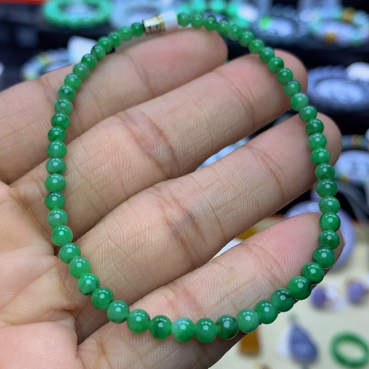 未镶嵌翡翠手串翡翠 