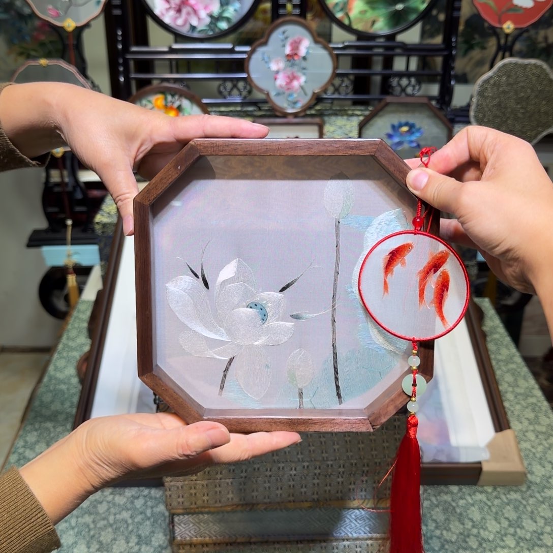 刺绣手工苏绣工艺制作技艺精湛