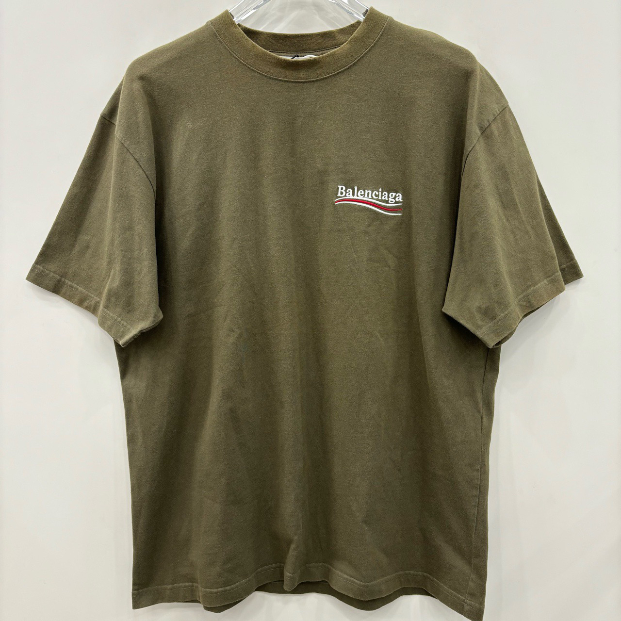 Balenciaga 巴黎世家/可乐Logo字母刺绣短袖/尺码S/98新/编号6905