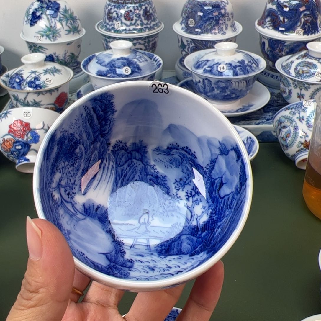 木木景德镇纯手工纯手绘茶具263