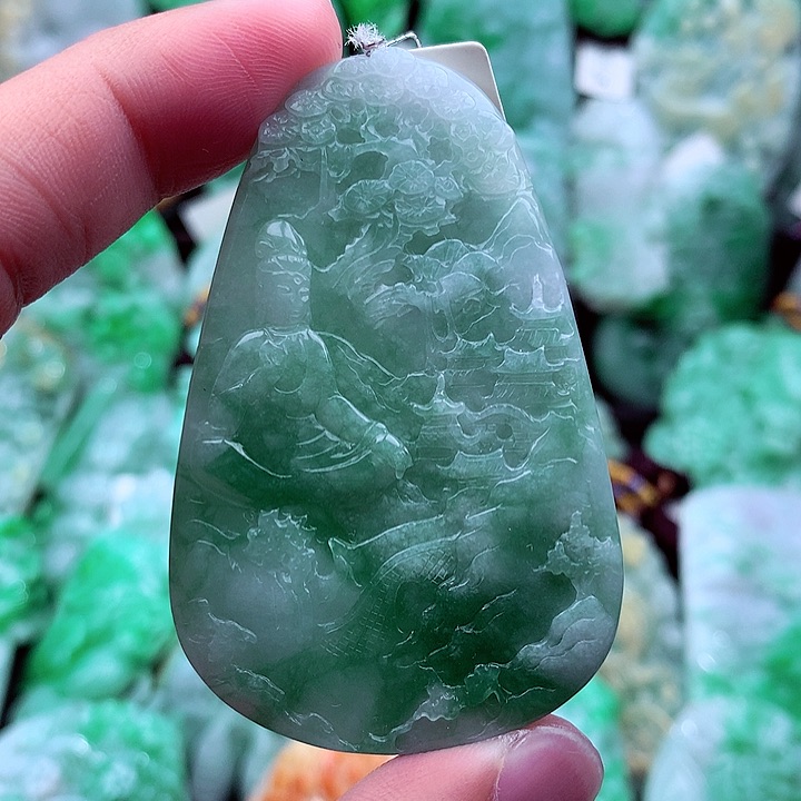 翡翠吊坠(不含链)未镶嵌