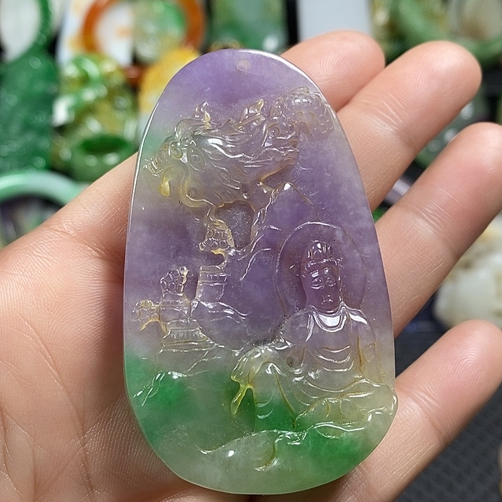 吊坠紫金钵盂菩提