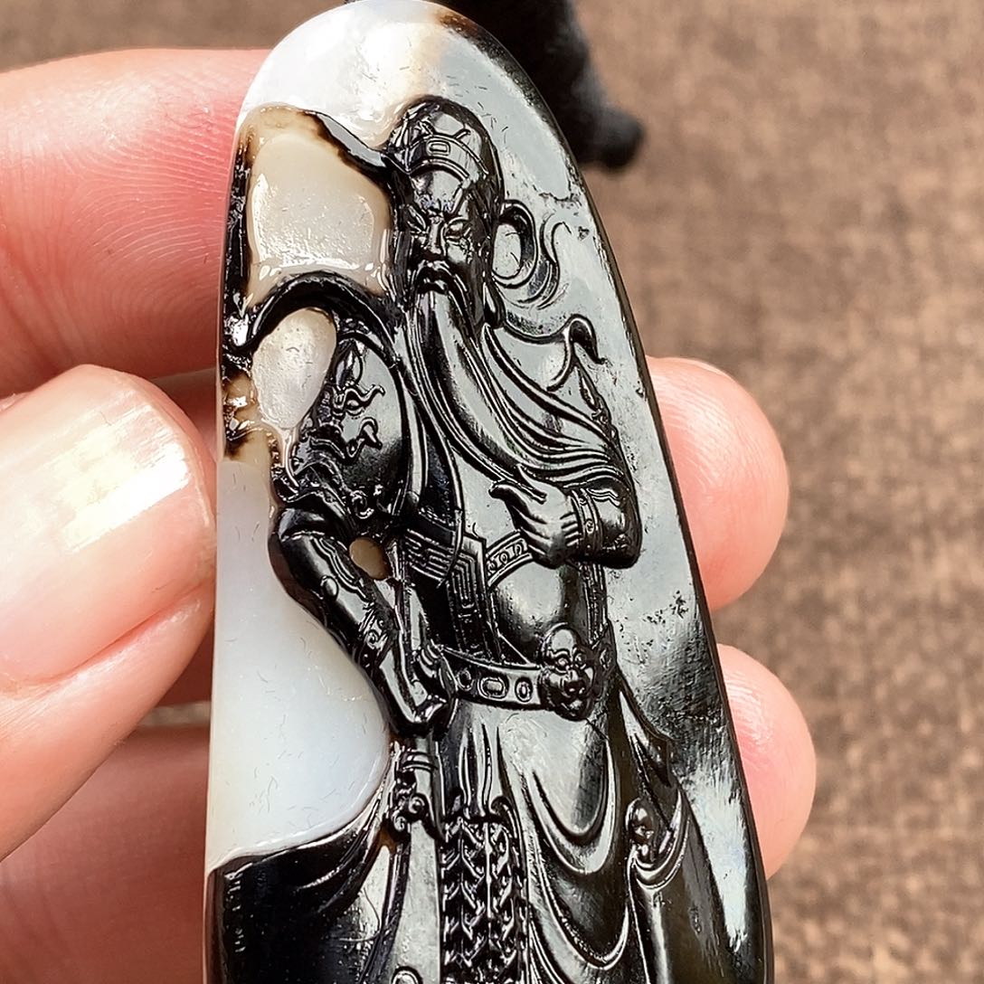 和田玉挂件未镶嵌