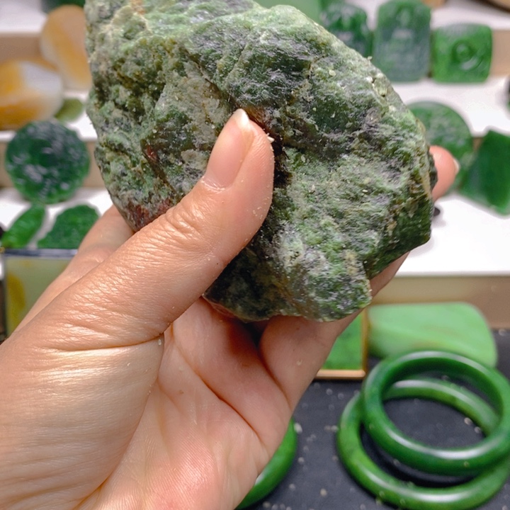 ༺***༻和田玉未镶嵌珠宝半成品