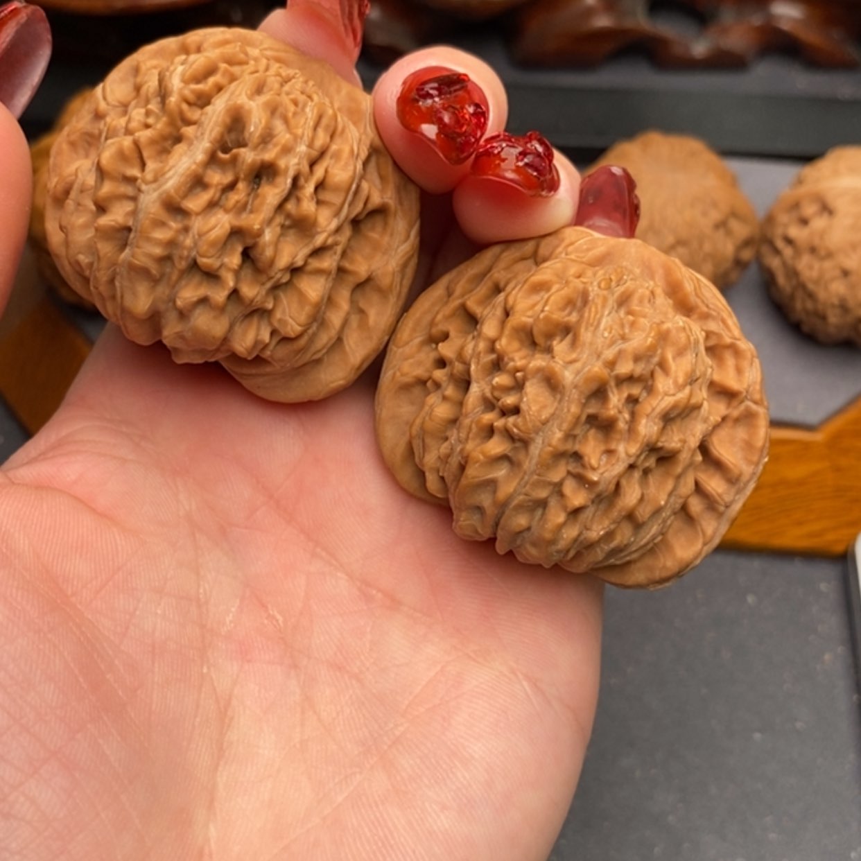 【闪购商品】文玩核桃吊坠四座楼44