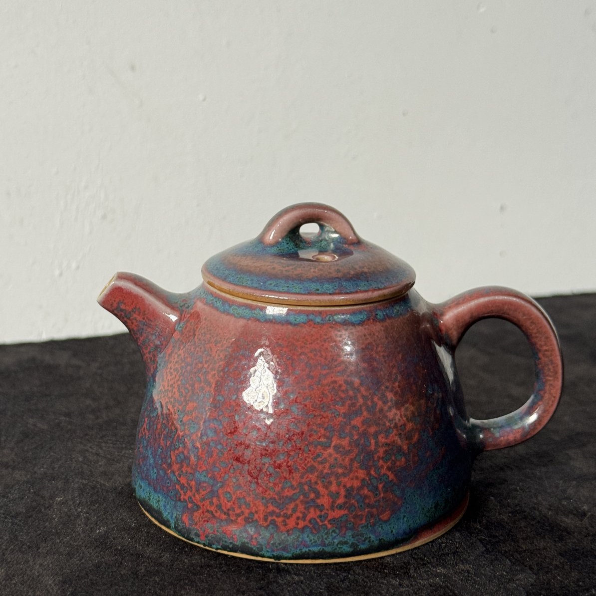 钧瓷碳烧一统壶小把壶