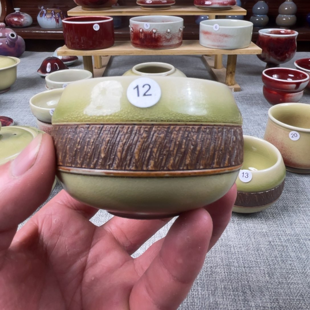 瓷片纯手工制作……纯手工制作，