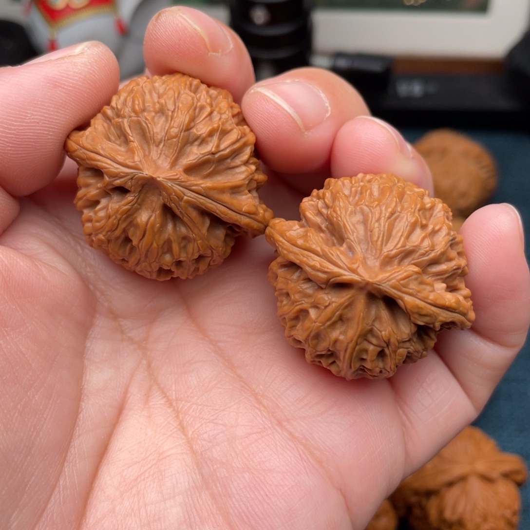 把件文玩核桃全品桃心宫灯36