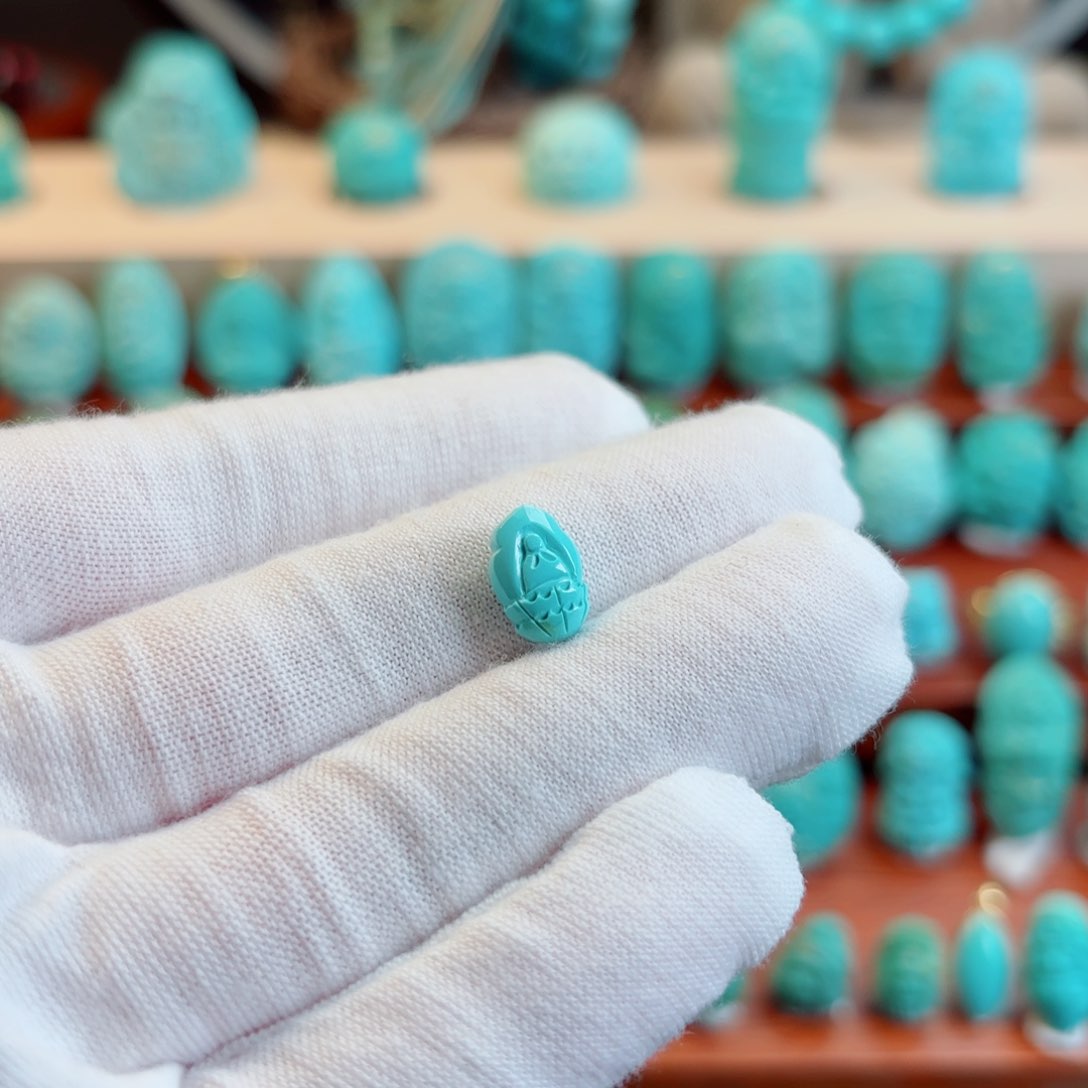 绿松石珠宝奇石未镶嵌