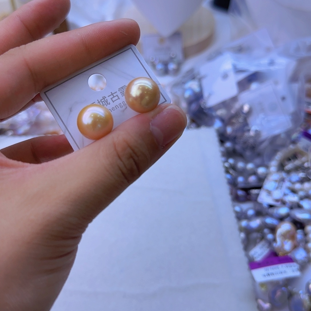 银S925镶嵌淡水珍珠项链定制947小***m