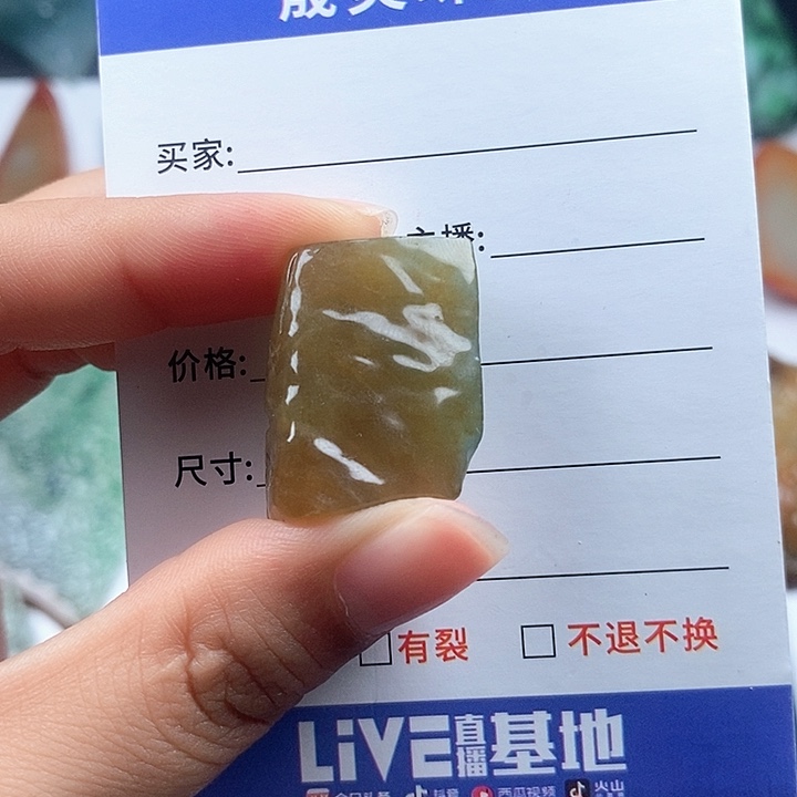 翡翠未镶嵌颈饰天然