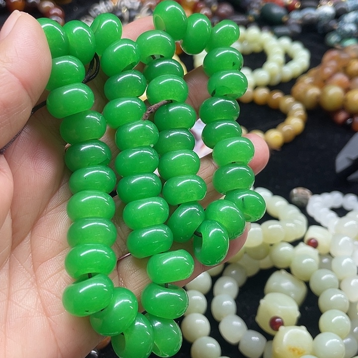 李***）玛瑙/玉髓未镶嵌玛瑙手镯项链谢谢谢