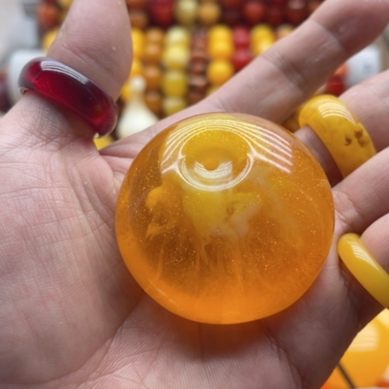 【闪购商品】蜜蜡手链未镶嵌?****）蜜蜡公主扣