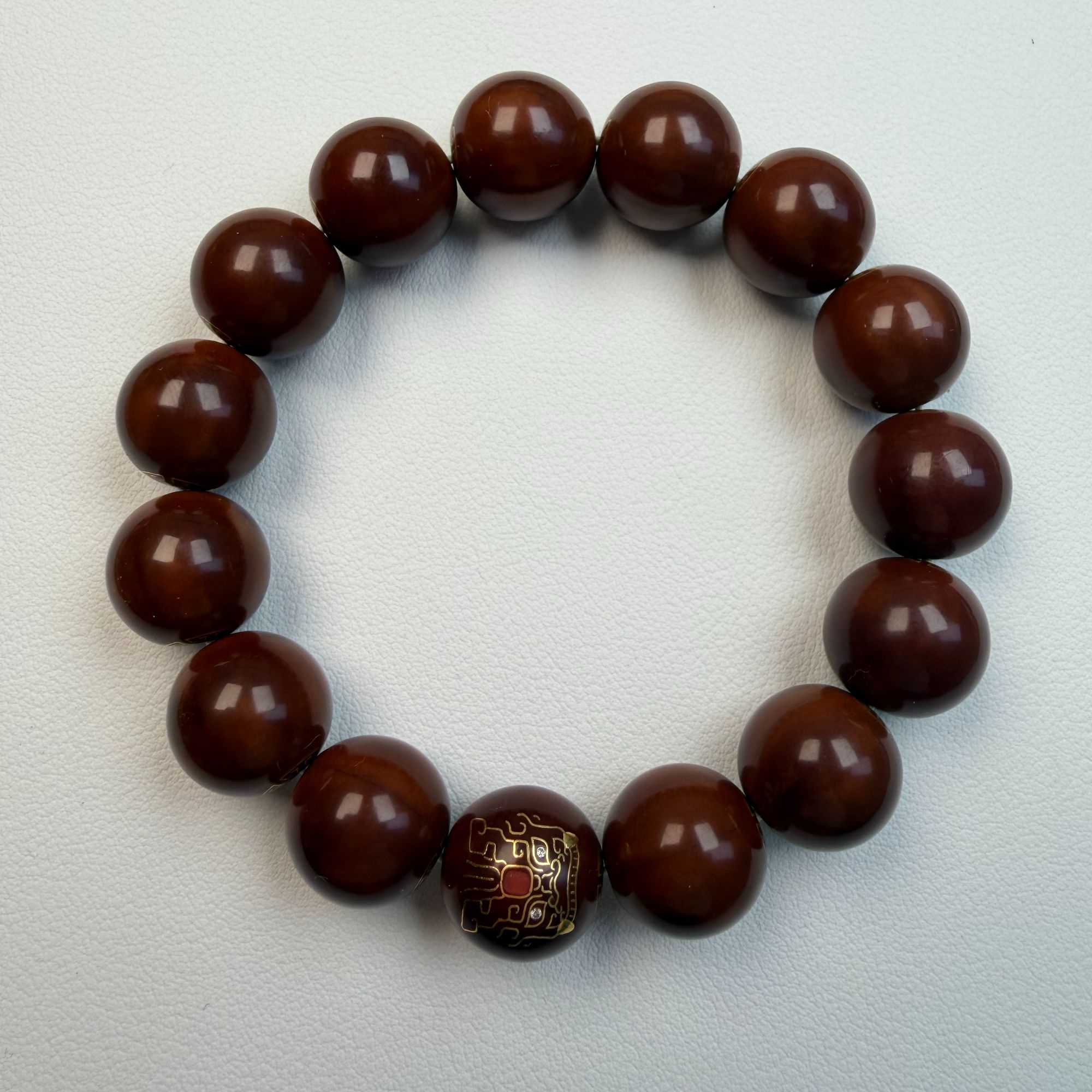 橄榄核手串圆光珠橄榄核手串