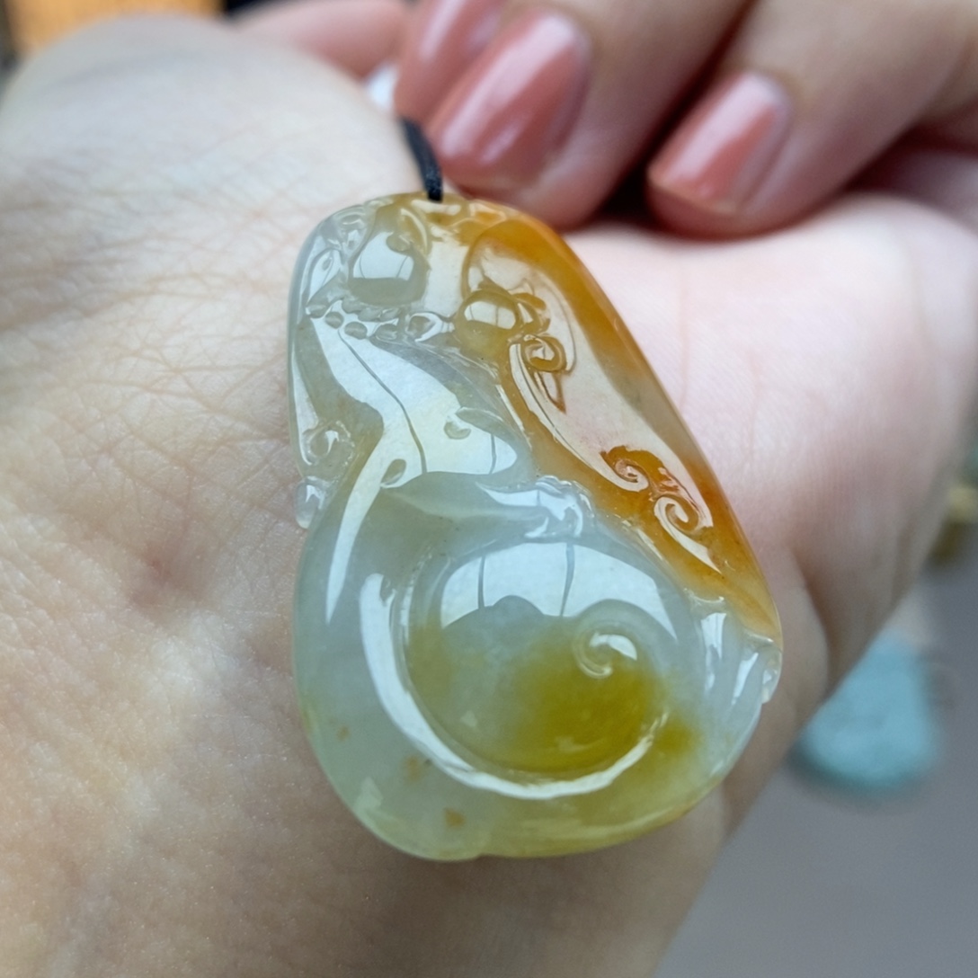 翡翠未镶嵌颈饰吊坠18