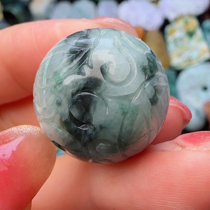 翡翠颈饰未镶嵌天然A货34