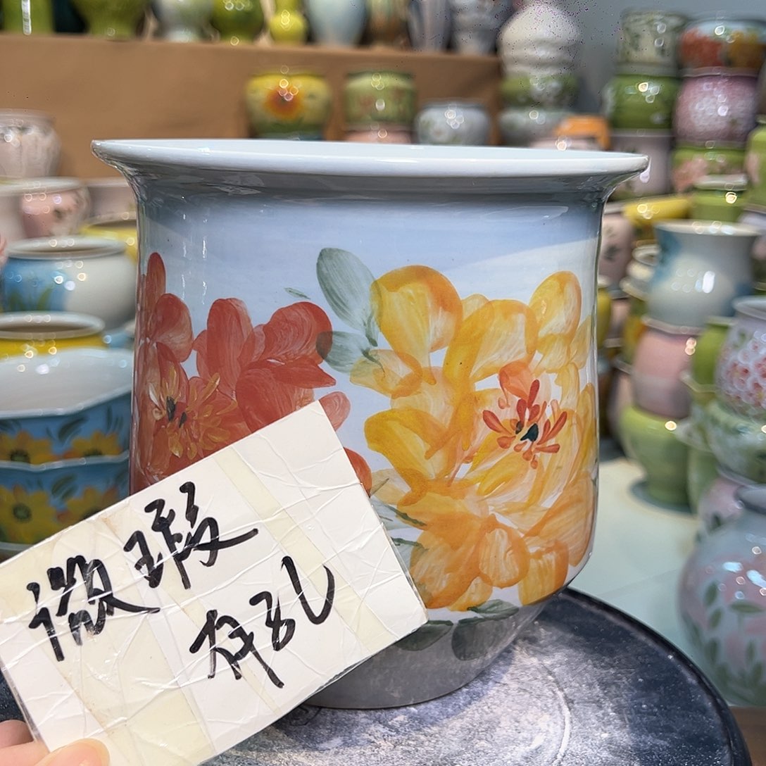 景德镇陶瓷花盆微品147