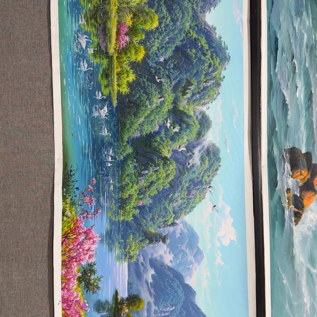 油画在哪点哦我去