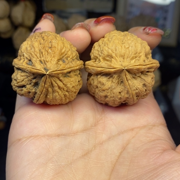 吊坠文玩核桃51练手花中花三棱